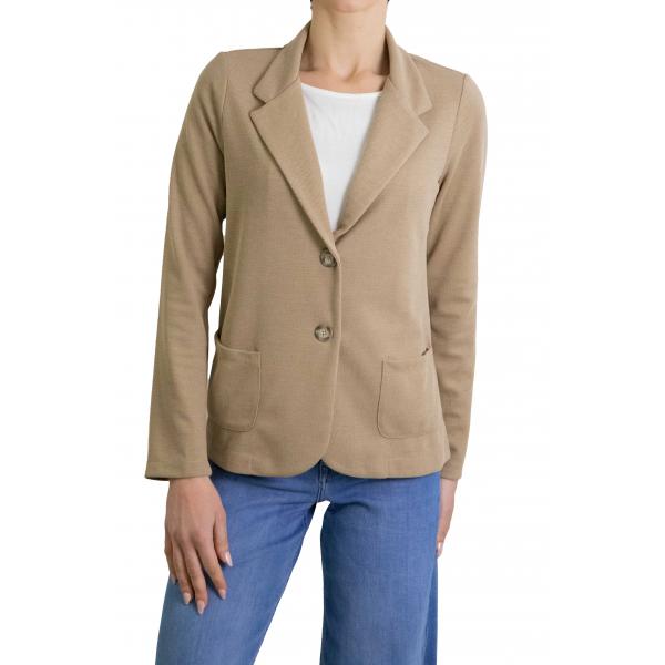 Giacca con bottoni sale e pepe